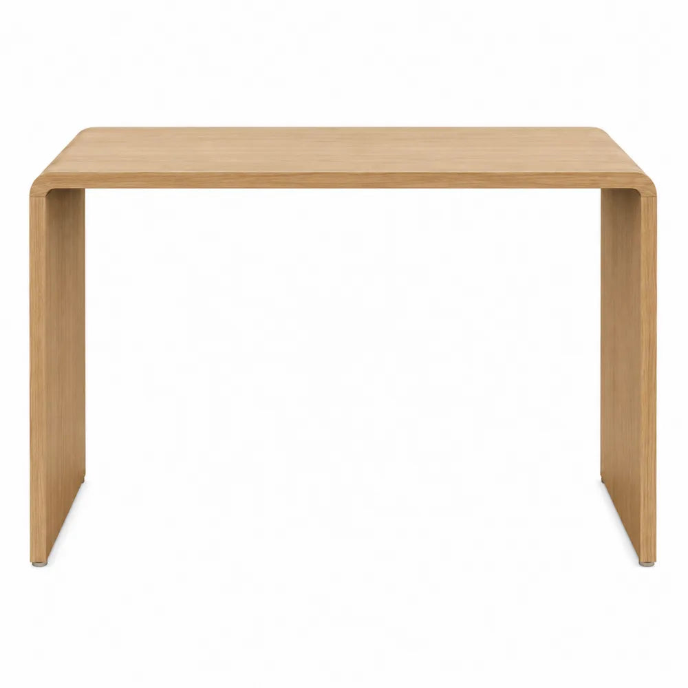 Mesa consola de madera de roble 120x40x75 cm