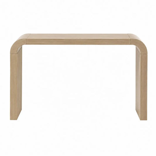 Mesa consola de madera de roble 120x40x75 cm